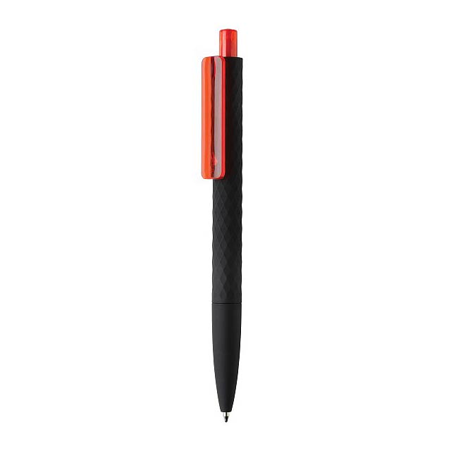 Černé pero X3 Smooth touch, červená - černá