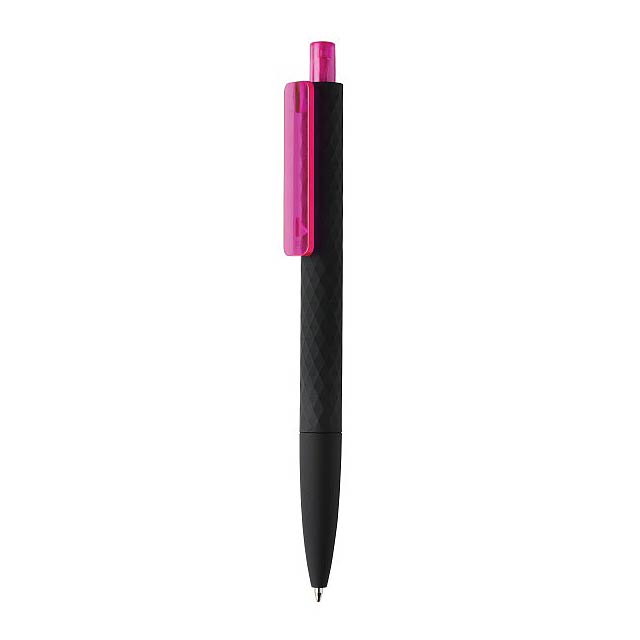 Černé pero X3 Smooth touch, růžová - čierna
