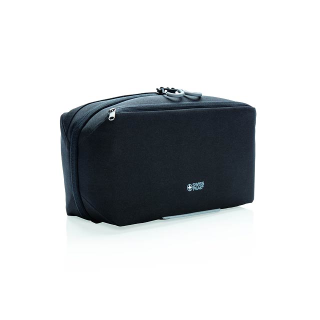 Swiss Peak toiletry bag PVC free - black