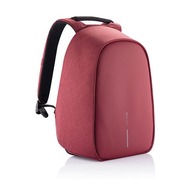 Bobby Hero Regular, Anti-theft backpack - burgundy