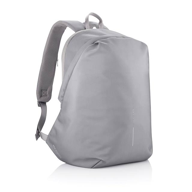 Bobby Soft, anti-theft backpack, grey - grey