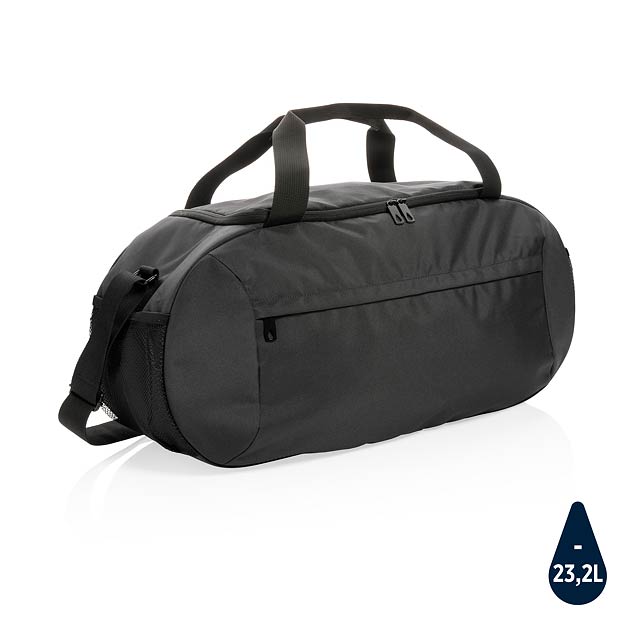 Impact AWARE™ RPET modern sports duffle, black - black