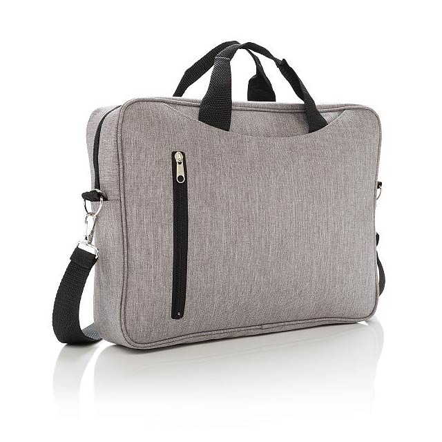 Basic 15” Laptop-Tasche, hellgrau - Grau