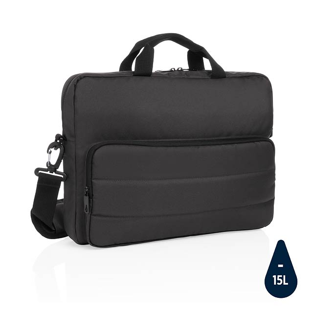Impact AWARE™ RPET 15,6"laptop bag, black - black