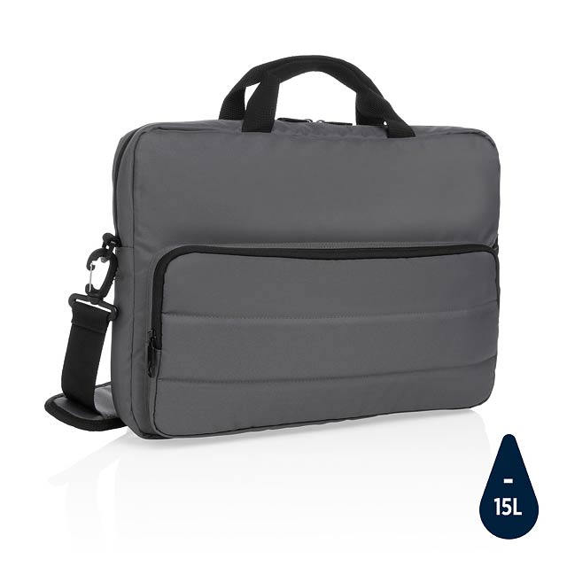 Impact AWARE™ RPET 15,6"laptop bag, anthracite - black