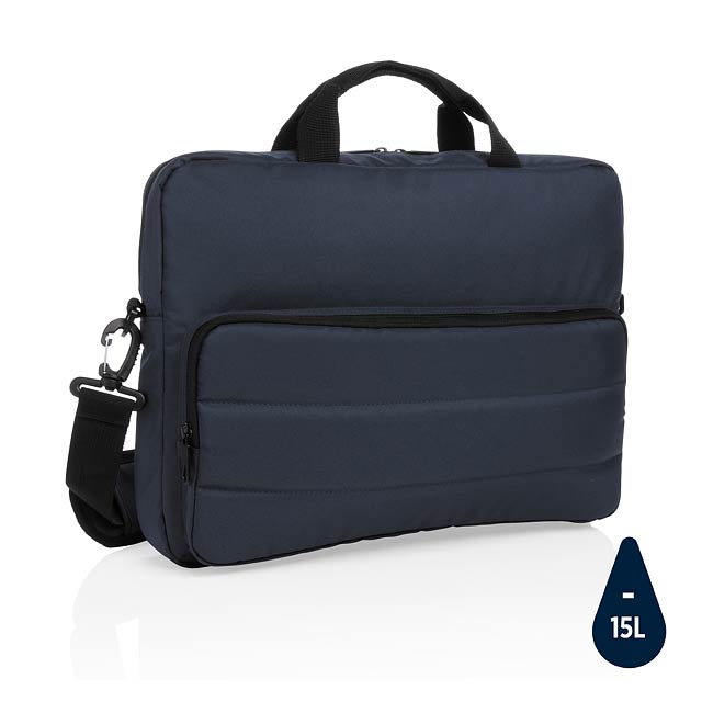 Impact AWARE™ RPET 15,6"laptop bag, navy - blue