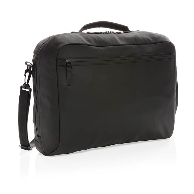 Černá taška na 15,6" notebook Fashion PVC free - čierna