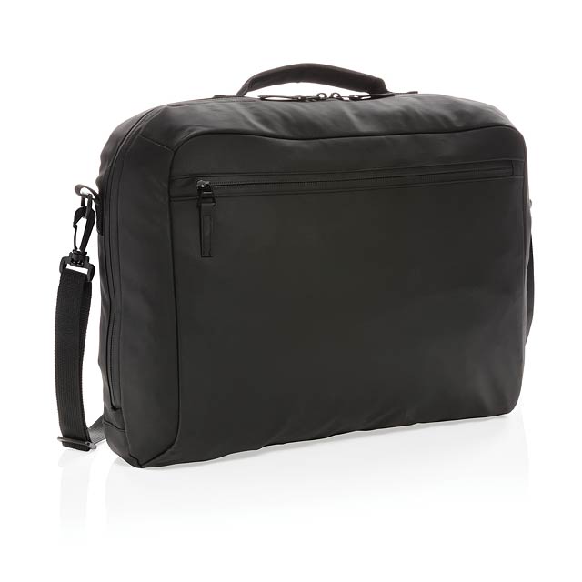 Fashion schwarze 15,6" Laptoptasche PVC-frei - schwarz