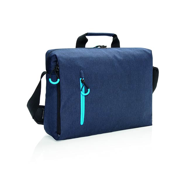 Lima RFID 15.6""laptop bag PVC free - blue