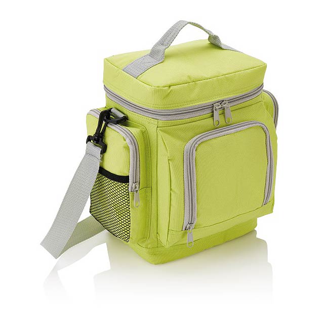 Deluxe travel cooler bag, green - green