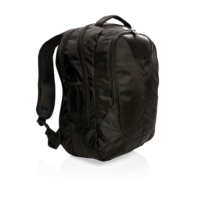 Outdoor laptop backpack - black