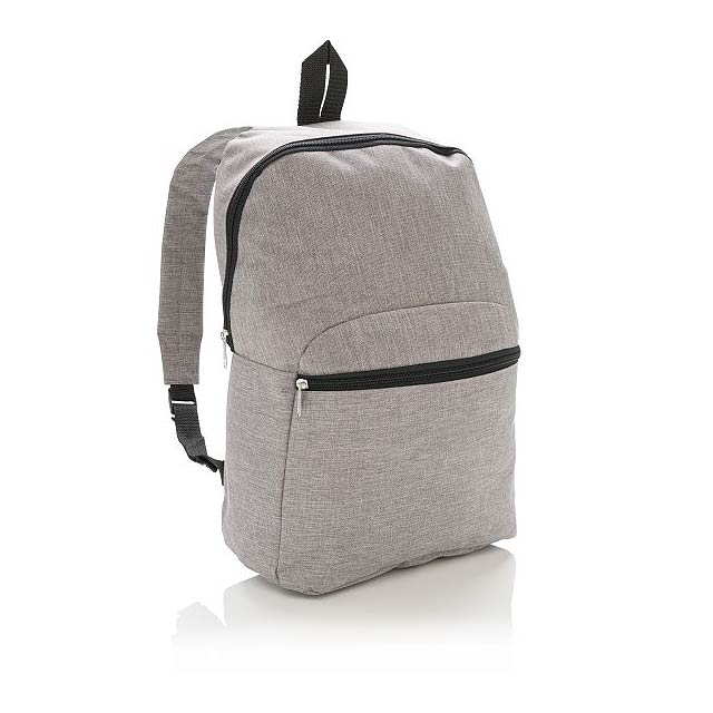 Basic Rucksack, hellgrau - Grau