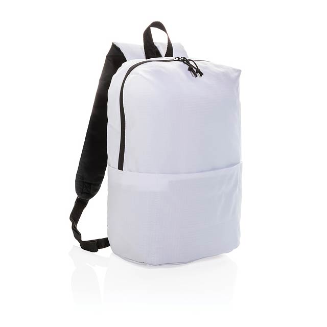 Casual backpack PVC free - white