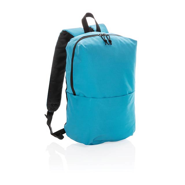 Casual backpack PVC free - baby blue