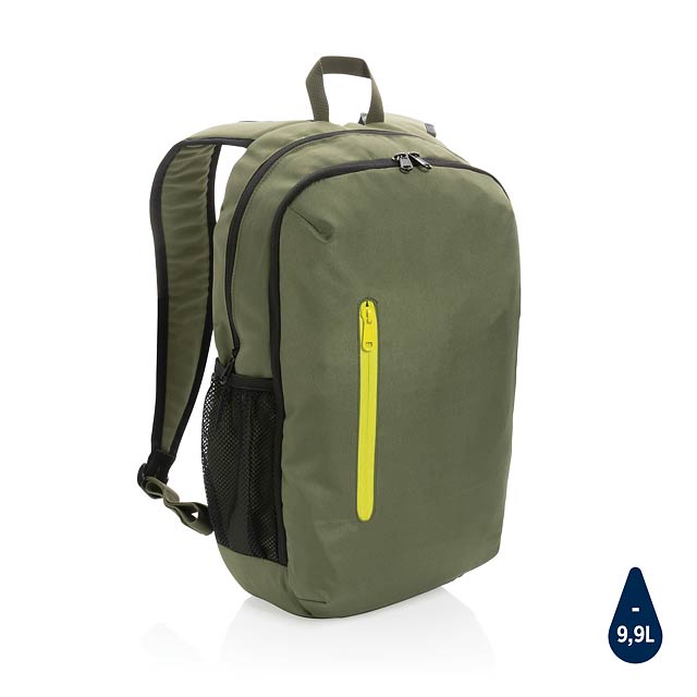 Impact AWARE™ 300D RPET casual backpack, green - green