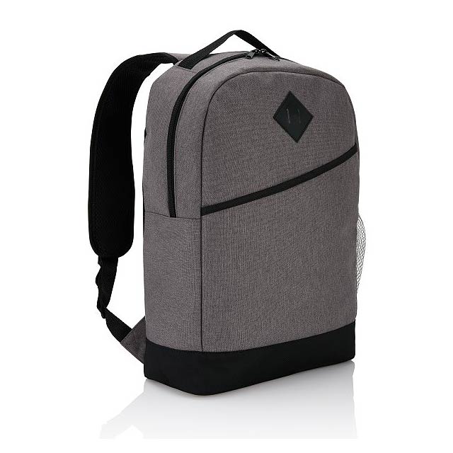 Moderní stylový batoh, šedá - šedá