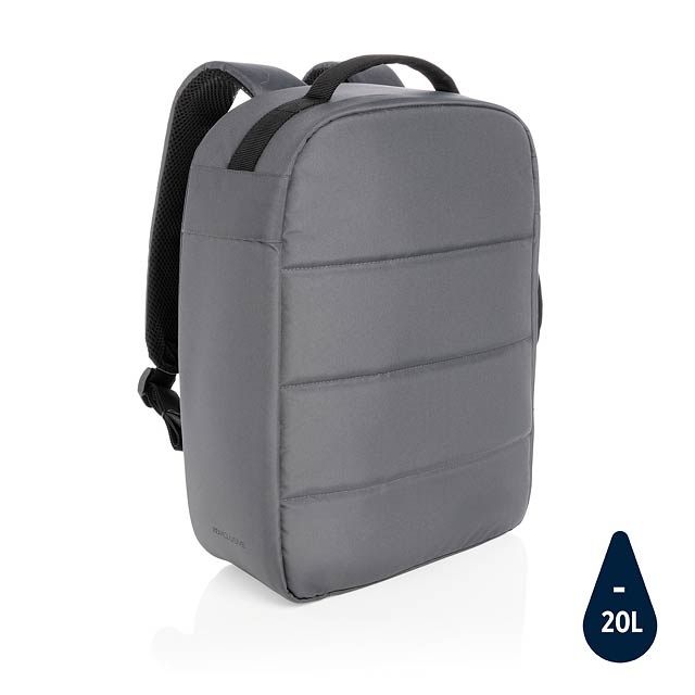 Impact AWARE™ RPET Anti-Diebstahl 15,6" Laptop-Rucksack, ant - schwarz