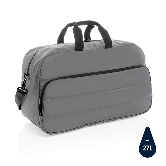 Impact AWARE™ RPET Wochenendtasche, anthrazit - schwarz