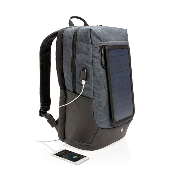 Eclipse solar backpack - black