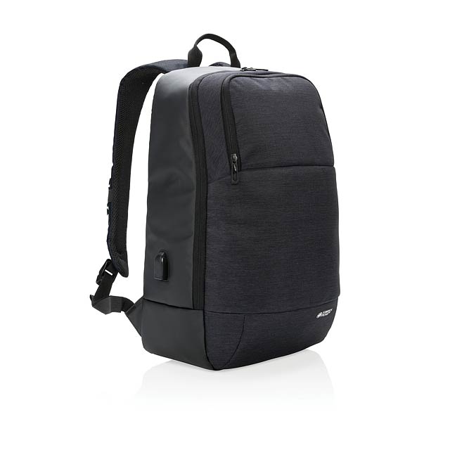 Modern 15” laptop backpack - black