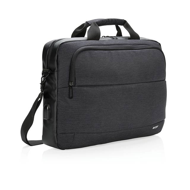 Modern 15” laptop bag - black