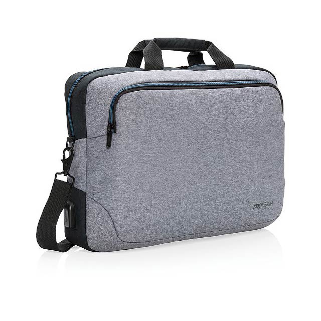 Arata 15” laptop bag - grey