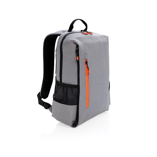 Lima 15,6" RFID & USB laptop backpack - grey