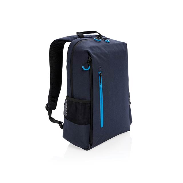 Lima 15,6" RFID & USB laptop backpack - blue