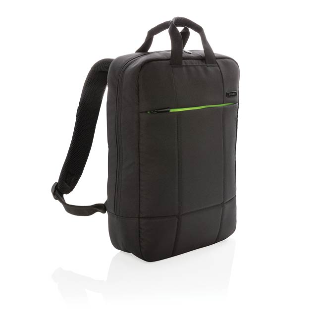 Soho business RPET 15.6" laptop backpack PVC free - black