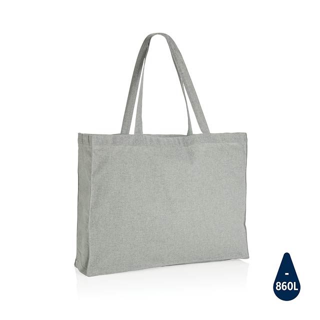 Impact AWARE™ Recycled cotton shopper 145gr, grey - grey