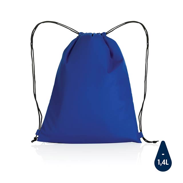 Impact AWARE™ RPET 190T drawstring bag, blue - blue