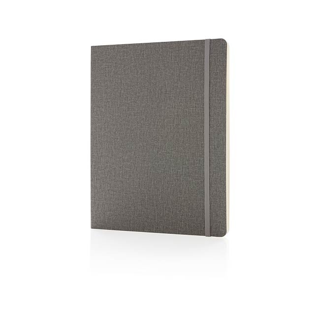 Deluxe B5 notebook softcover XL - grey