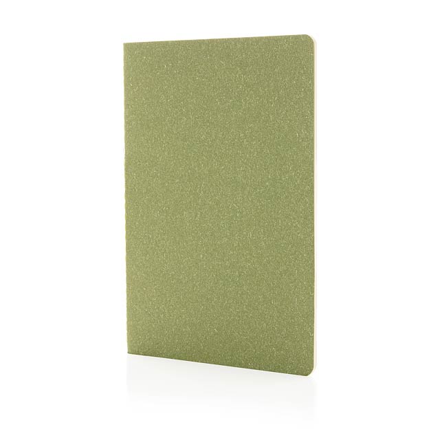 A5 standard softcover slim notebook - green