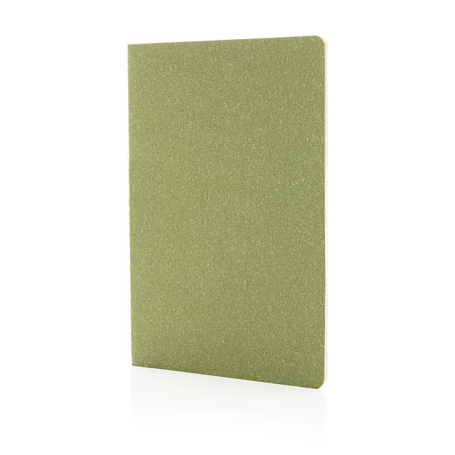 A5 standard softcover slim notebook - green