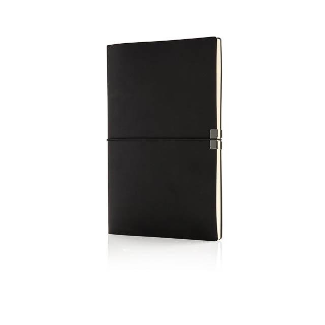 Swiss Peak A5 Deluxe Softcover Notizbuch - schwarz