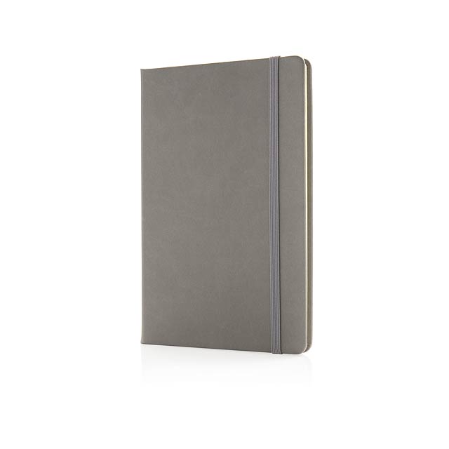 Deluxe Hardcover PU A5 Notizbuch - Grau