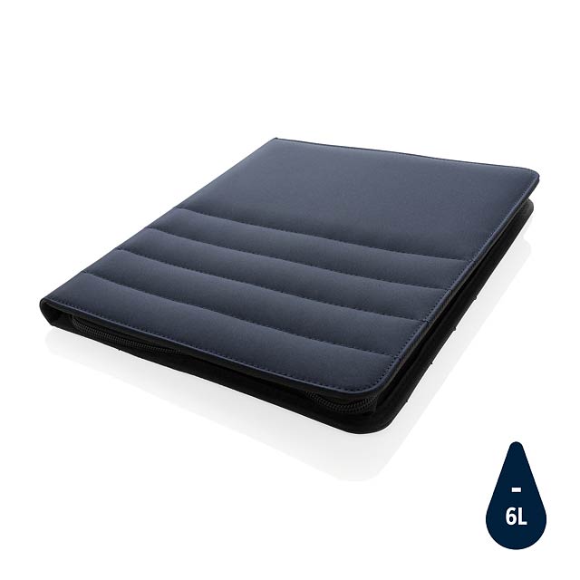 Impact AWARE™ RPET A4 Portfolio mit Reißverschluss, navy bla - blau