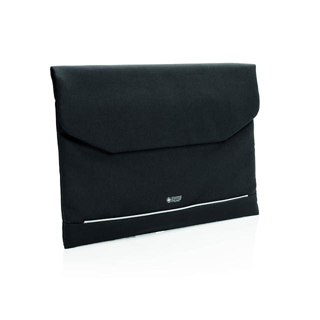 Swiss Peak RFID 15.6" laptop sleeve PVC free - black