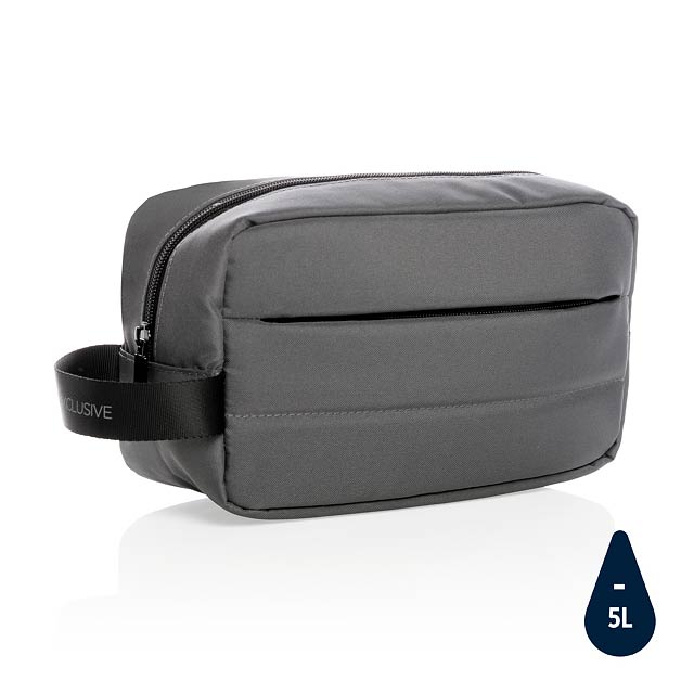 Impact AWARE™ RPET toiletry bag, anthracite - black