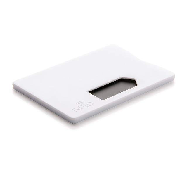 RFID anti-skimming cardholder, white - white