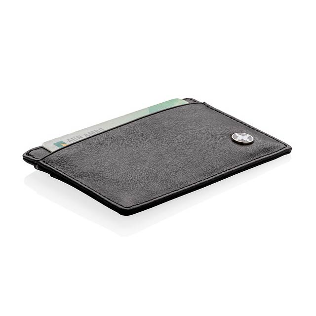 RFID anti-skimming card holder - black