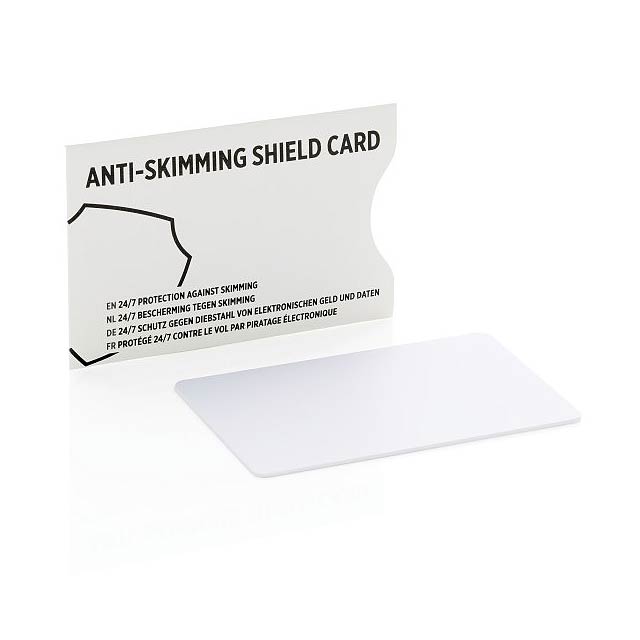 RFID Bezpečnostní karta, bílá - biela