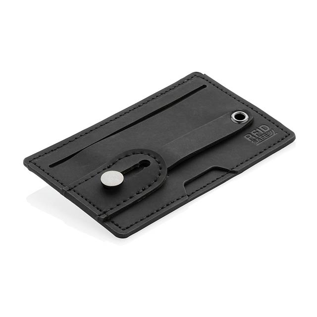 RFID pouzdro na karty 3 v 1 na telefon - černá