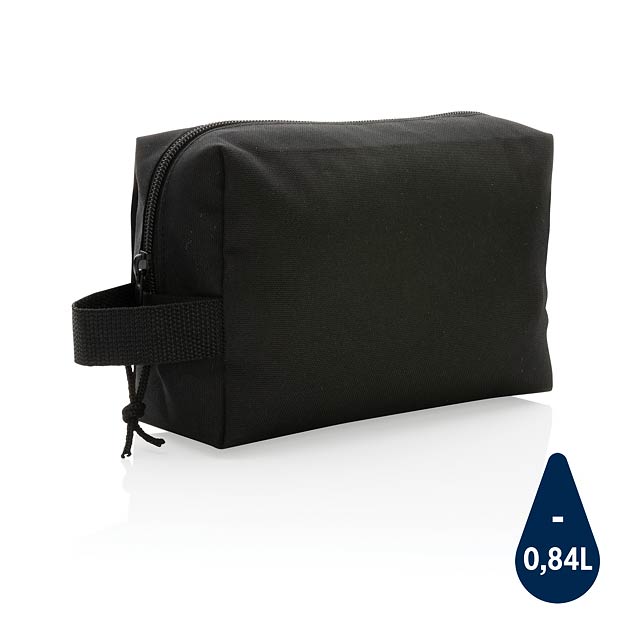 Impact AWARE™ Basic RPET Kulturtasche, schwarz - schwarz