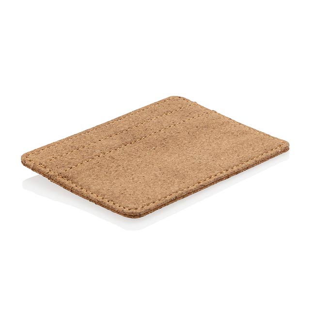 ECO cork secure RFID slim wallet - brown