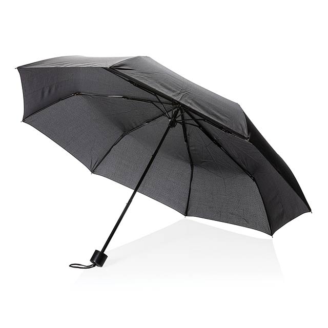 21" manuální deštník s taškou - černá