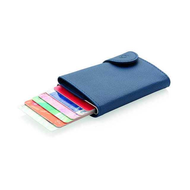 C-Secure RFID Kartenhalter und Geldbörse - blau
