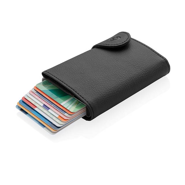 XL RFID pouzdro C-Secure na karty a bankovky - čierna