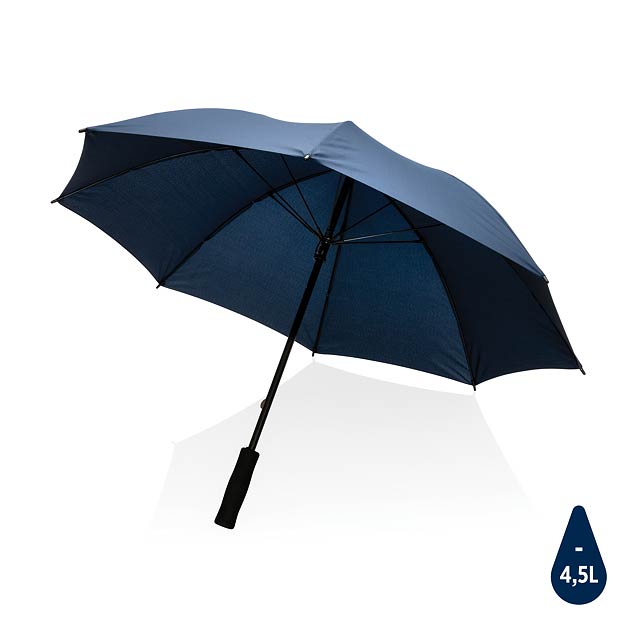 23" Impact AWARE™ RPET 190T Storm proof umbrella, navy - blue