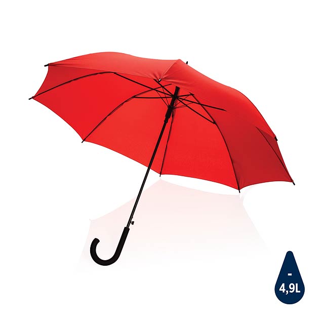 23' základní auto-open deštník Impact ze 190T RPET AWARE™, č - červená